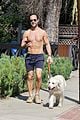 chris diamantopoulos shirtless on dog walk 13