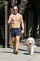 chris diamantopoulos shirtless on dog walk 14