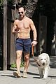 chris diamantopoulos shirtless on dog walk 15