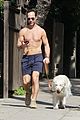 chris diamantopoulos shirtless on dog walk 16