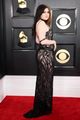 gayle two toned hair sheer dress to grammys 05