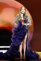 jennifer lopez presents first award of the night at grammys 12