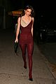 kendall jenner colored tights mini dress look grammy party 07