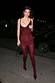 kendall jenner colored tights mini dress look grammy party 11