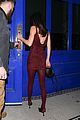 kendall jenner colored tights mini dress look grammy party 19