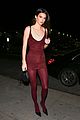 kendall jenner colored tights mini dress look grammy party 20