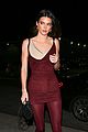 kendall jenner colored tights mini dress look grammy party 23