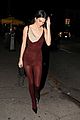 kendall jenner colored tights mini dress look grammy party 24