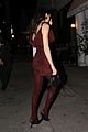kendall jenner colored tights mini dress look grammy party 28