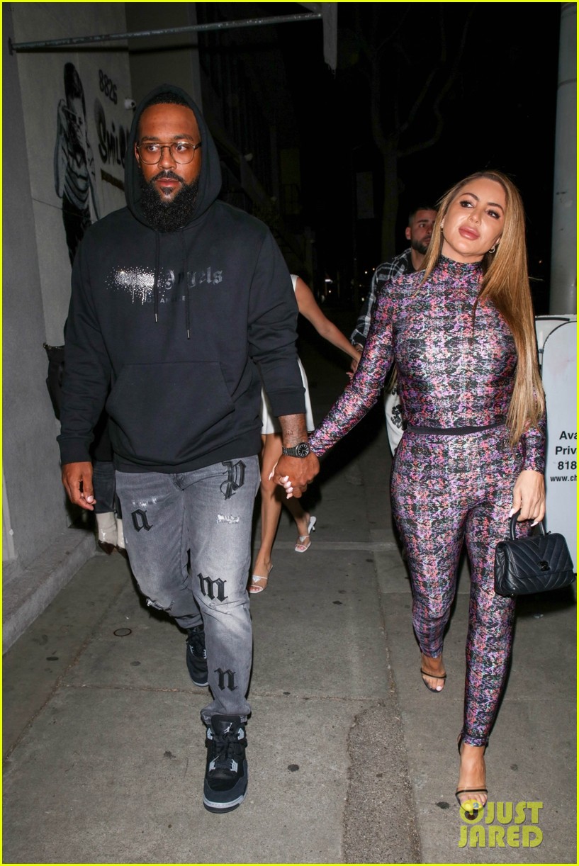 Larsa Pippen & Boyfriend Marcus Jordan Head to Dinner on Valentine's