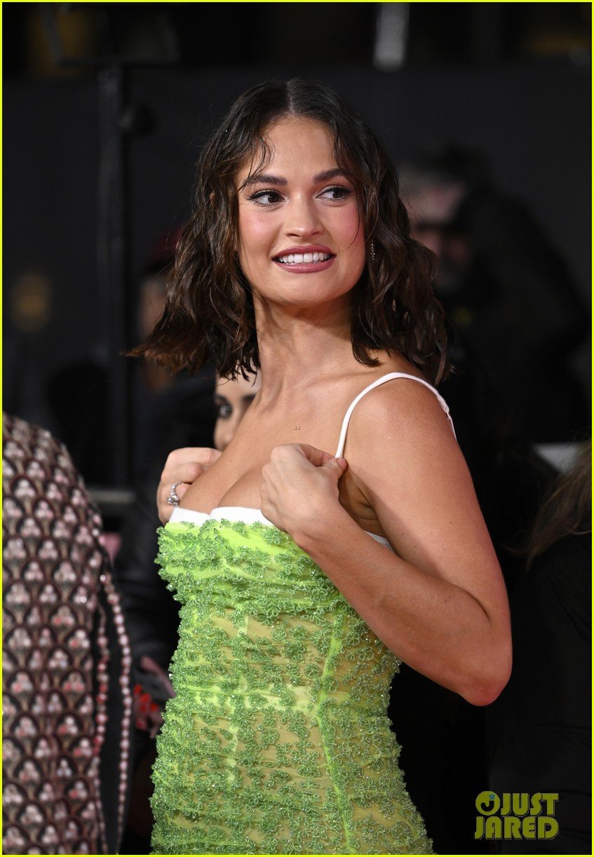 Photo lily james shazad latif love got to do with it premiere emma