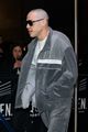 pete davidson shows off newly shaved head leaving knicks game 03