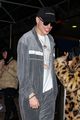 pete davidson shows off newly shaved head leaving knicks game 05