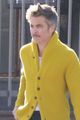 chris pine sports tiny mustache while heading to lunch 02