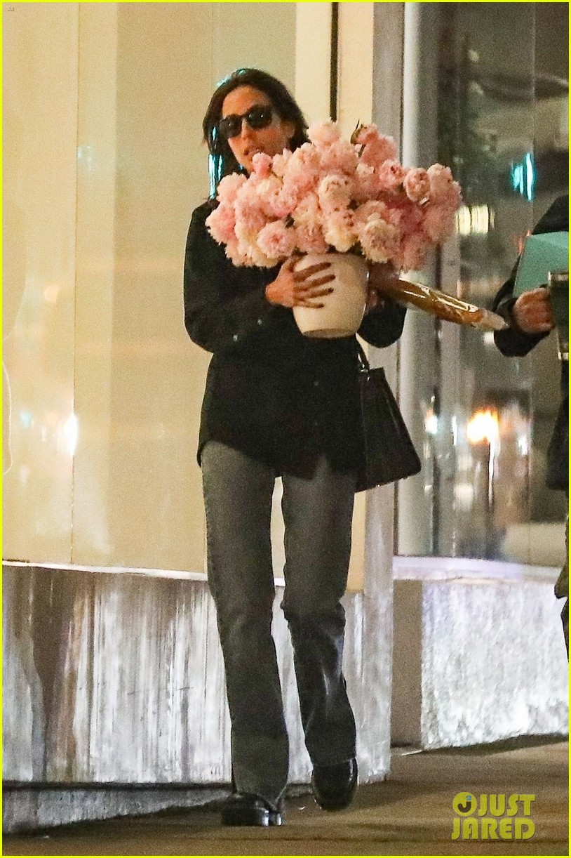 Brad Pitt Sent Girlfriend Ines de Ramon Flowers on Valentine's Day