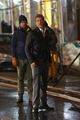 brad pitt george clooney film late night scenes for wolves in nyc 14