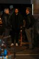 brad pitt george clooney film late night scenes for wolves in nyc 33