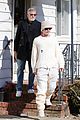 brad pitt tongue sherpa outfit wolves george clooney filming 17