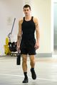 shawn mendes wears black tank to spa center 12