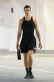shawn mendes wears black tank to spa center 23
