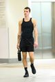 shawn mendes wears black tank to spa center 38