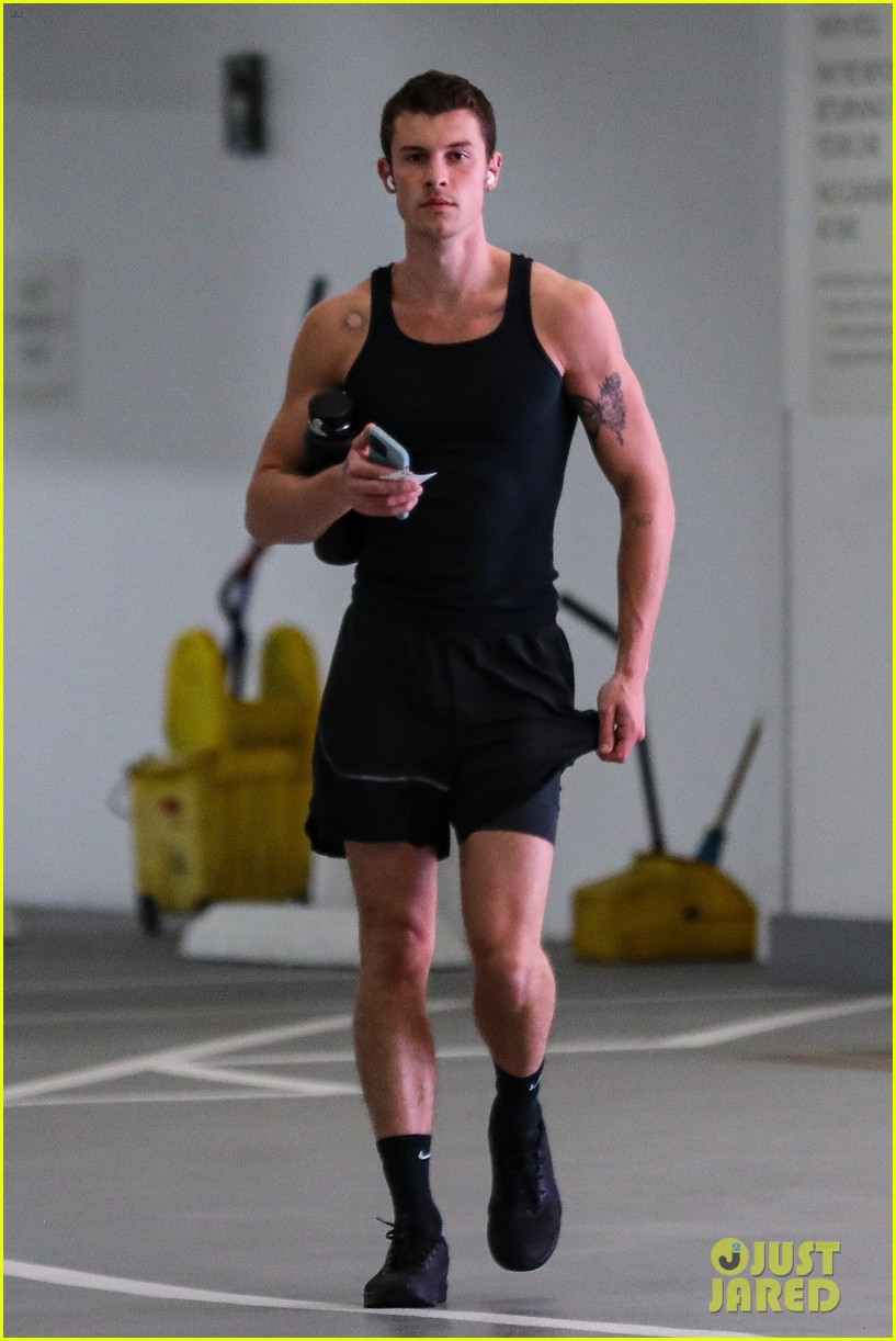 Photo shawn mendes muscles tank after gym session 24 Photo 4896251
