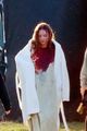 sydney sweeney covered in blood filming immaculate in italy 07