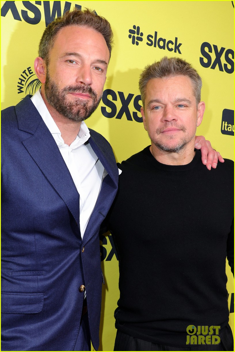 Best Friends Ben Affleck & Matt Damon Pose Together at SXSW Premiere of