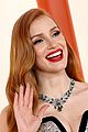 jessica chastain wears mask at oscars 2023 09