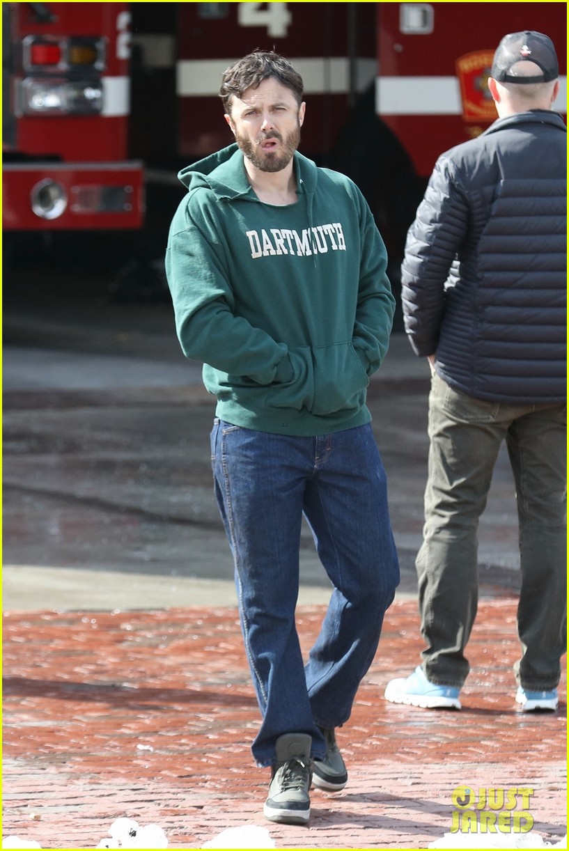 Matt Damon & Casey Affleck Get to Work Filming 'The Instigators' in