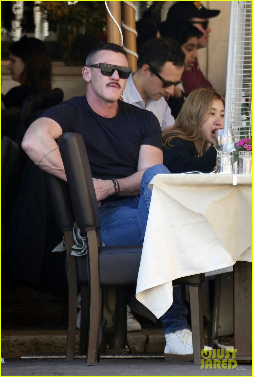 Luke Evans Spotted Sightseeing in Rome with Boyfriend Fran Tomas