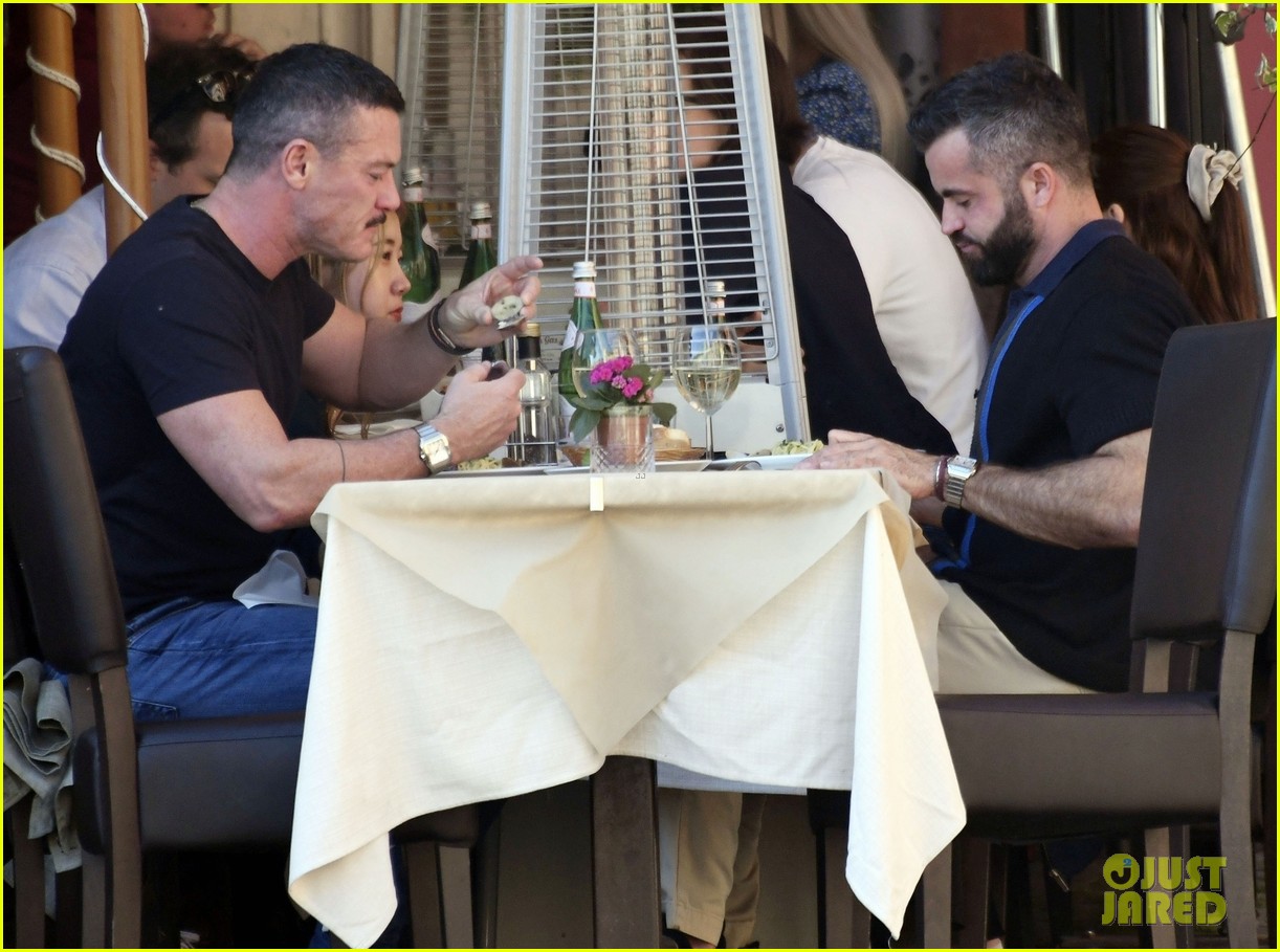 Luke Evans Spotted Sightseeing in Rome with Boyfriend Fran Tomas