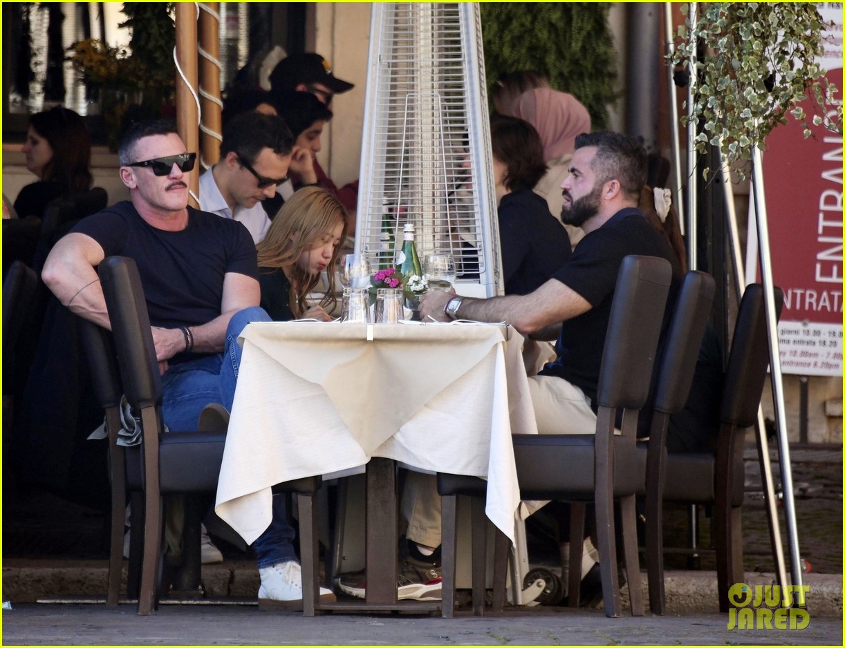 Luke Evans Spotted Sightseeing in Rome with Boyfriend Fran Tomas