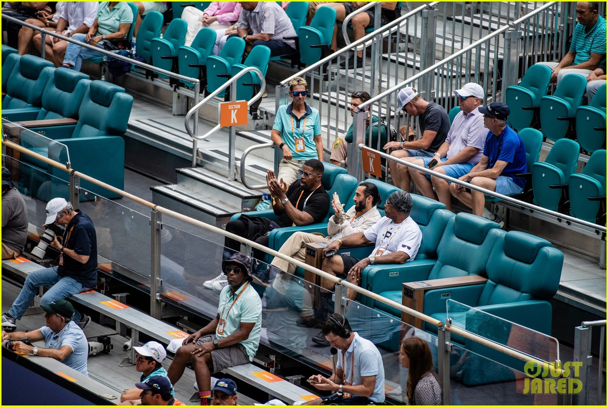 Jamie Foxx Cheers on Rising Tennis Star Christopher Eubanks at Miami