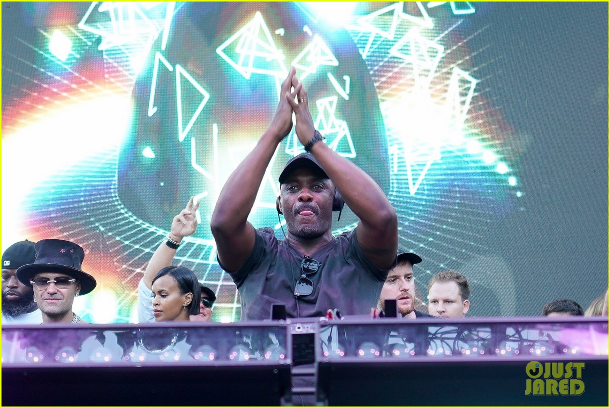 Idris Elba Hops Into the DJ Booth to Spin Some Hits During Miami Music