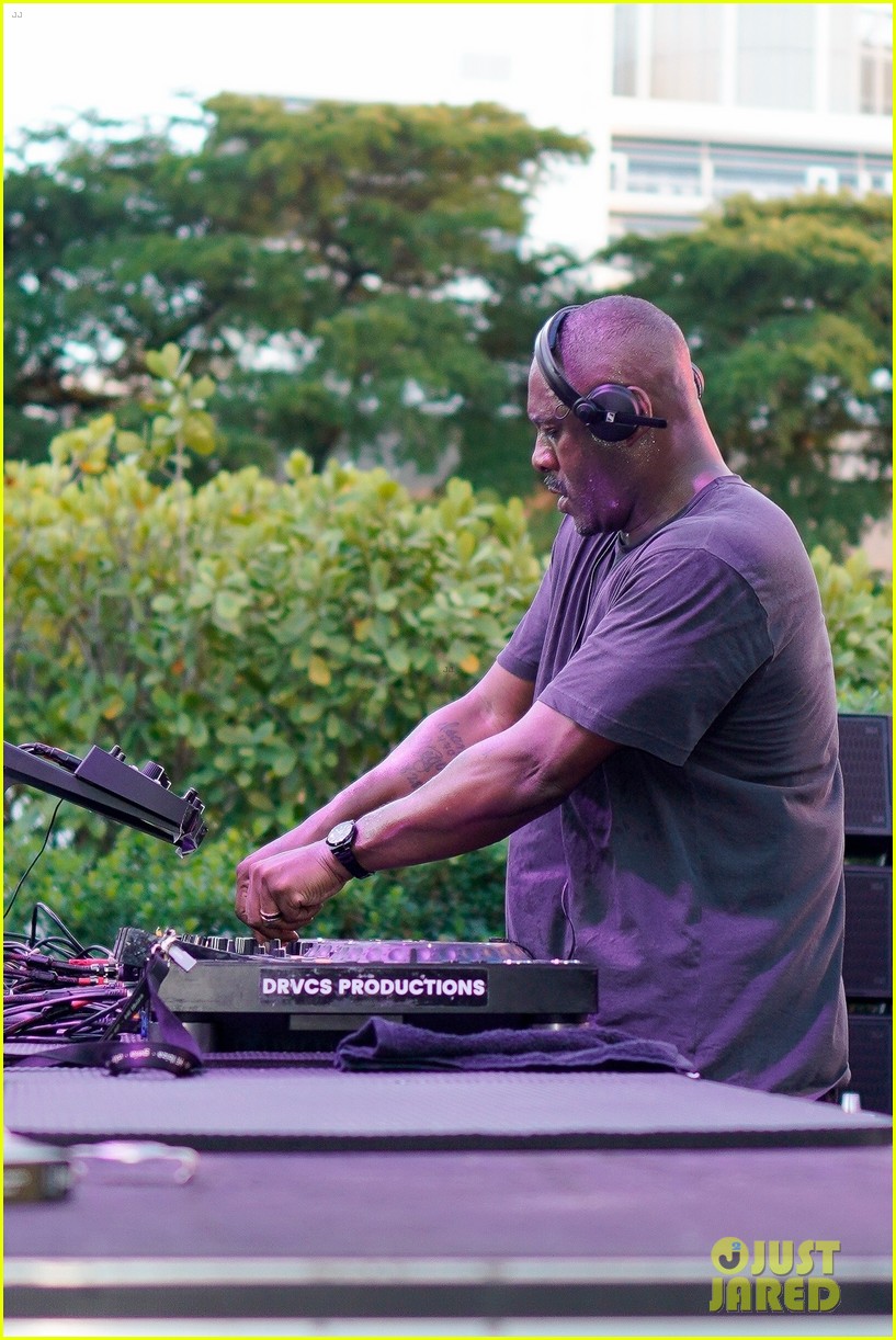 Idris Elba Hops Into the DJ Booth to Spin Some Hits During Miami Music