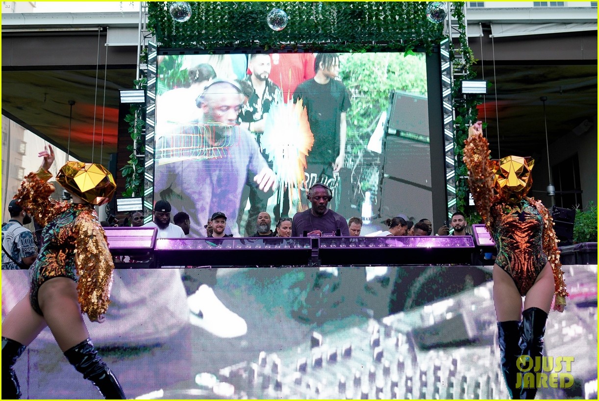 Idris Elba Hops Into the DJ Booth to Spin Some Hits During Miami Music