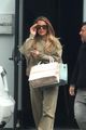 khloe kardashian full glam sweats leaving the studio 02
