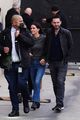courteney cox johnny mcdaid hold hands arriving at jimmy kimmel taping 48