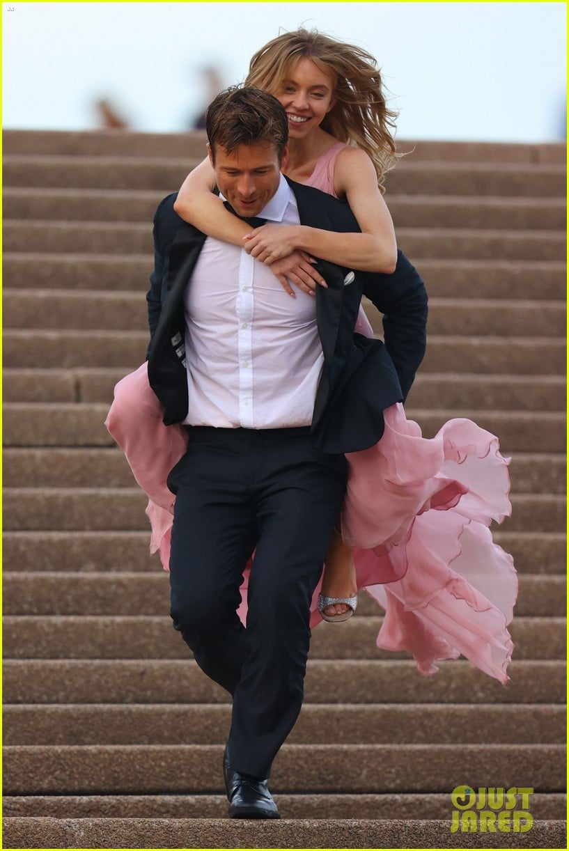 Photo: glen powell sydney sweeney continue filming rom com 66 | Photo