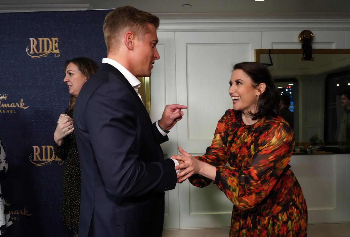 Chyler Leigh Supports Tiera Skovbye, Nancy Travis & More at Hallmark's