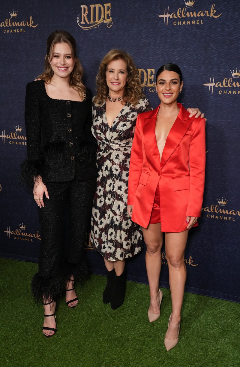 Chyler Leigh Supports Tiera Skovbye, Nancy Travis & More at Hallmark's