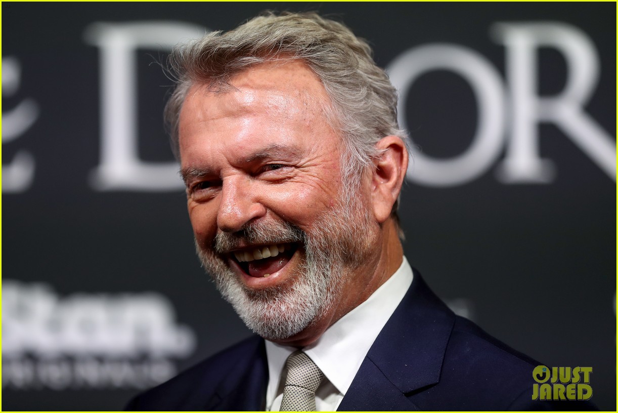 Sam Neill Body Sam Neill is All Smiles at 'The Portable Door' Premiere After ...