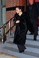 selena gomez chic black look dinner out nyc 01
