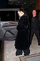 selena gomez chic black look dinner out nyc 09