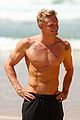 cody simpson shirtless beach cleanup 13