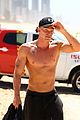 cody simpson shirtless beach cleanup 18