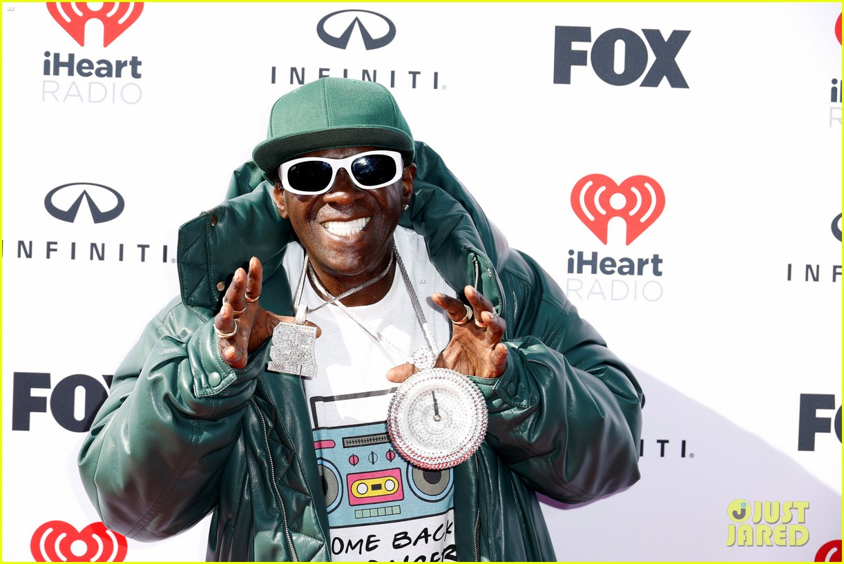 Flavor Flav Wears Taylor Swift Easter Eggs to iHeart Awards, Snaps