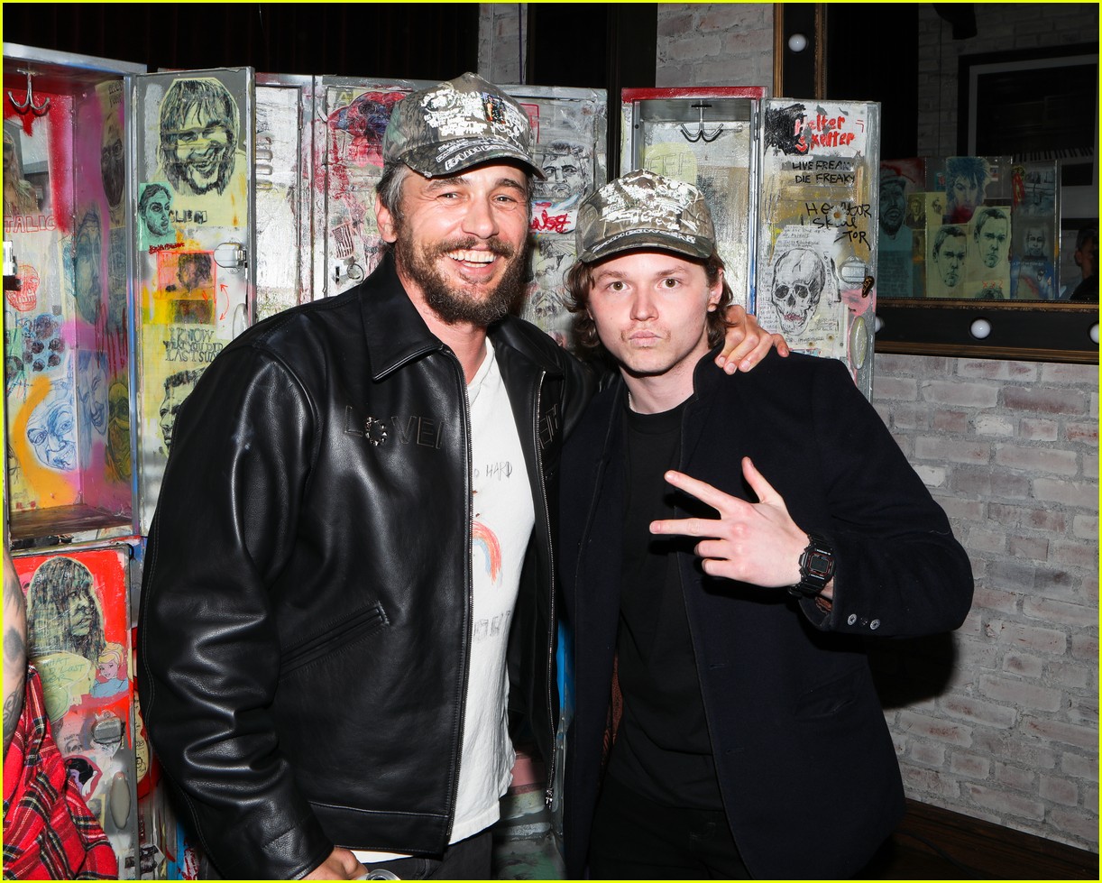 James Franco Celebrates Paly Apparel Launch With Girlfriend Izabel