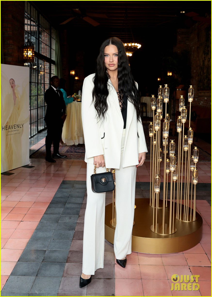 Adriana Lima Celebrates Launch of Victoria's Secret's New Heavenly